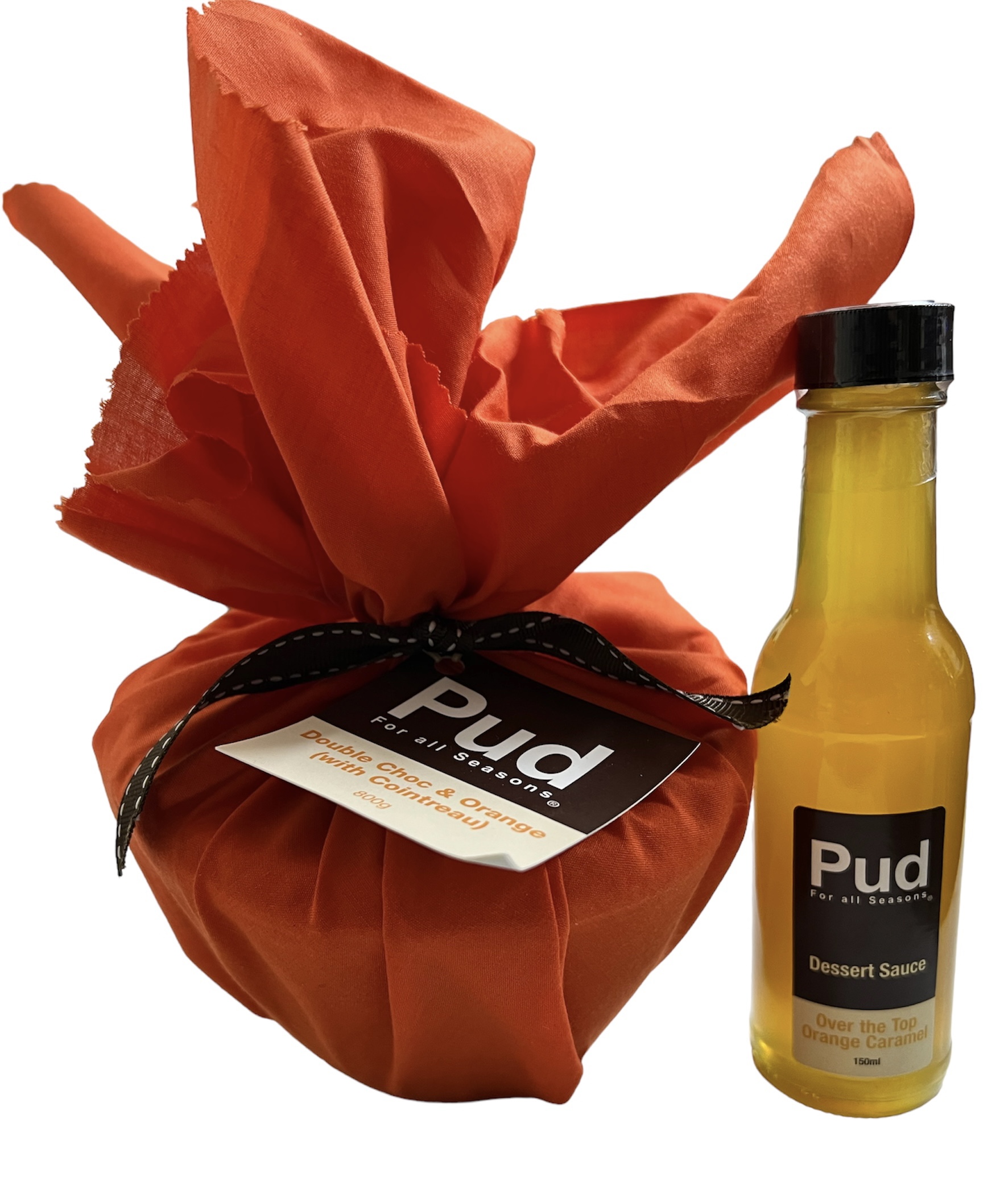 Double Choc and Orange 800g Pud with 150ml Orange Caramel Sauce